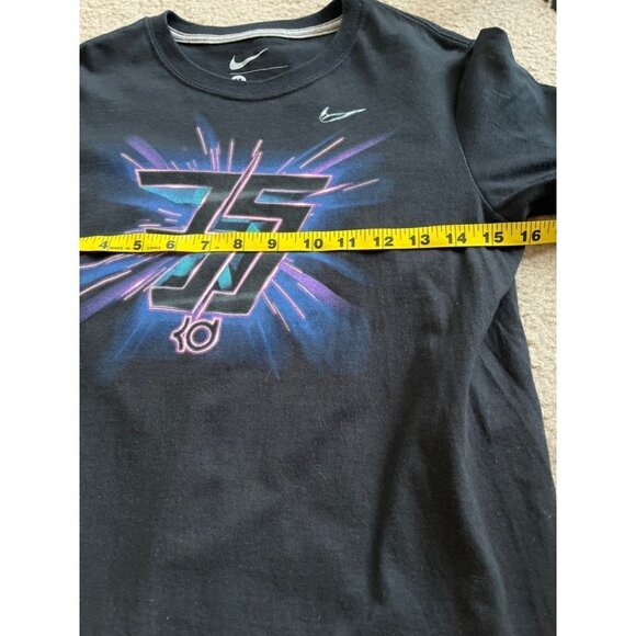 Nike Dri-fit Kevin Durant Short sleeve tee Size M black purple graphic starburst - Picture 7 of 7